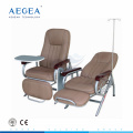 AG-AC006 Silla de presión arterial plegable ajustable de la sala de infusión del hospital